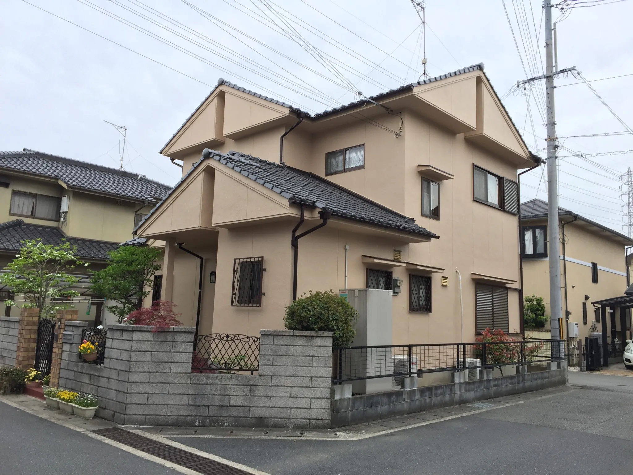 Ｏ様邸　姫路市　外壁塗装　　プレミアムシリコン　戸建て