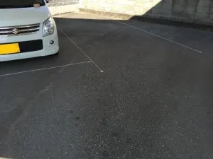 駐車場ライン塗装　ガレージライン　西宮