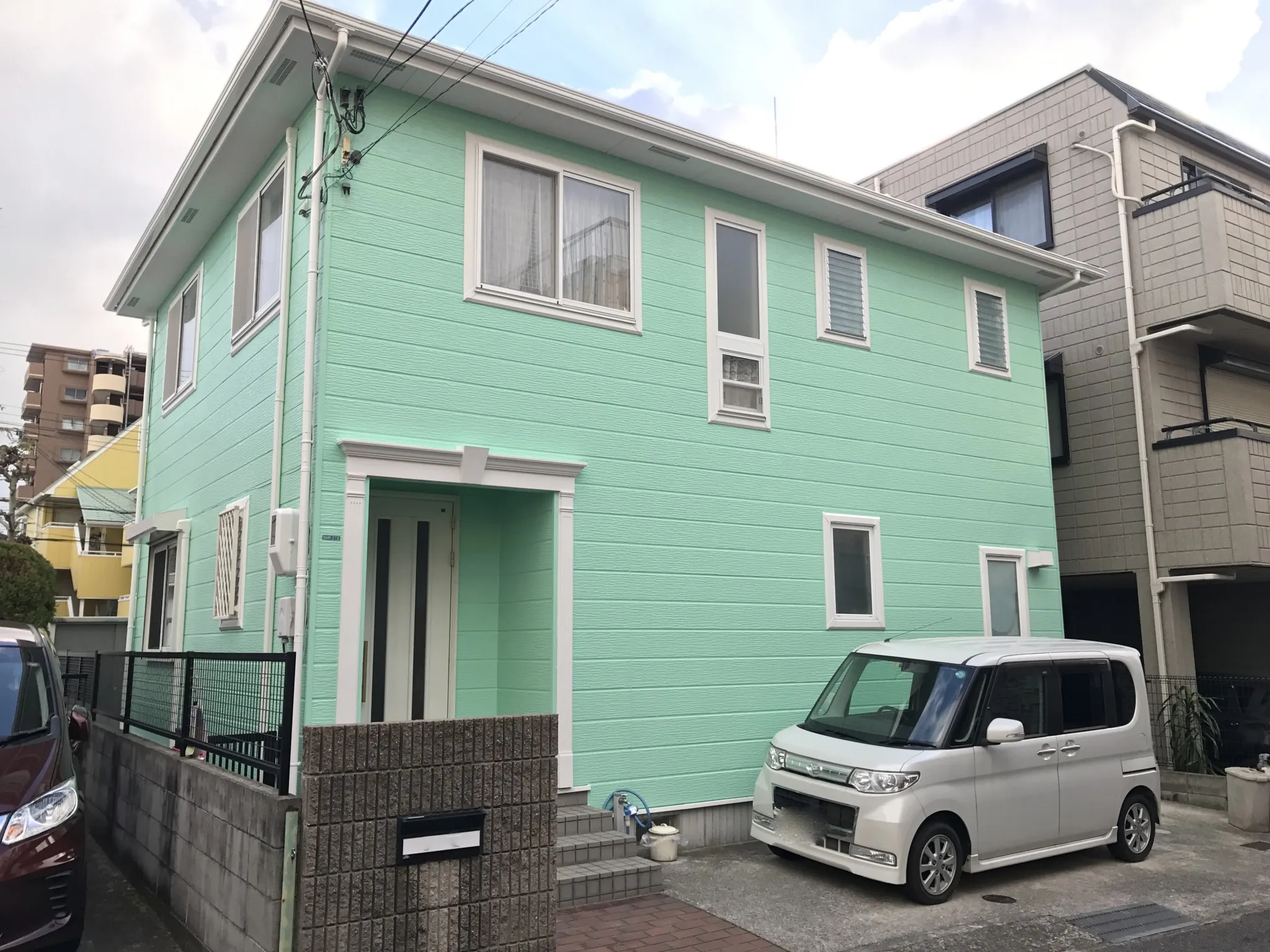 S様邸　屋根　外壁　塗装工事　神戸市