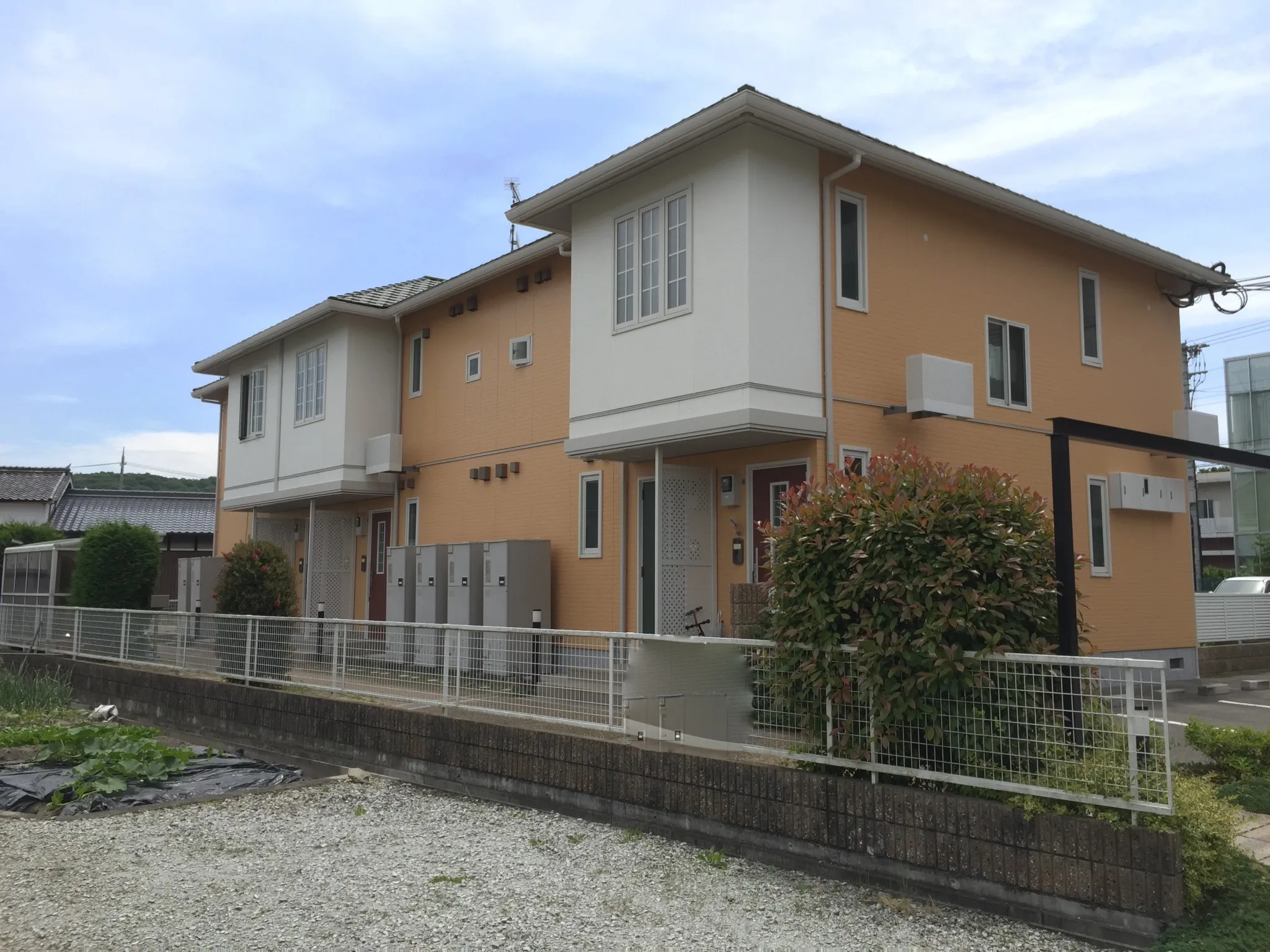 三田ハイツ塗装工事　外壁塗装　鉄部塗装　シリコン樹脂　ハイツ　三田市