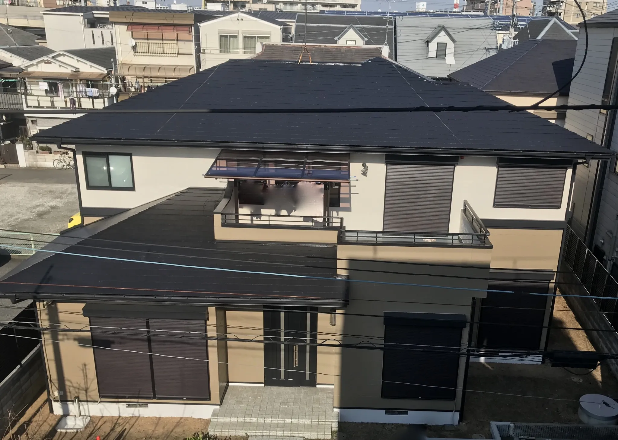 I様邸　外壁塗装　屋根塗装　西宮市