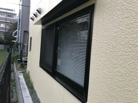 Oビル　防犯ガラス　サッシ取替　西宮市