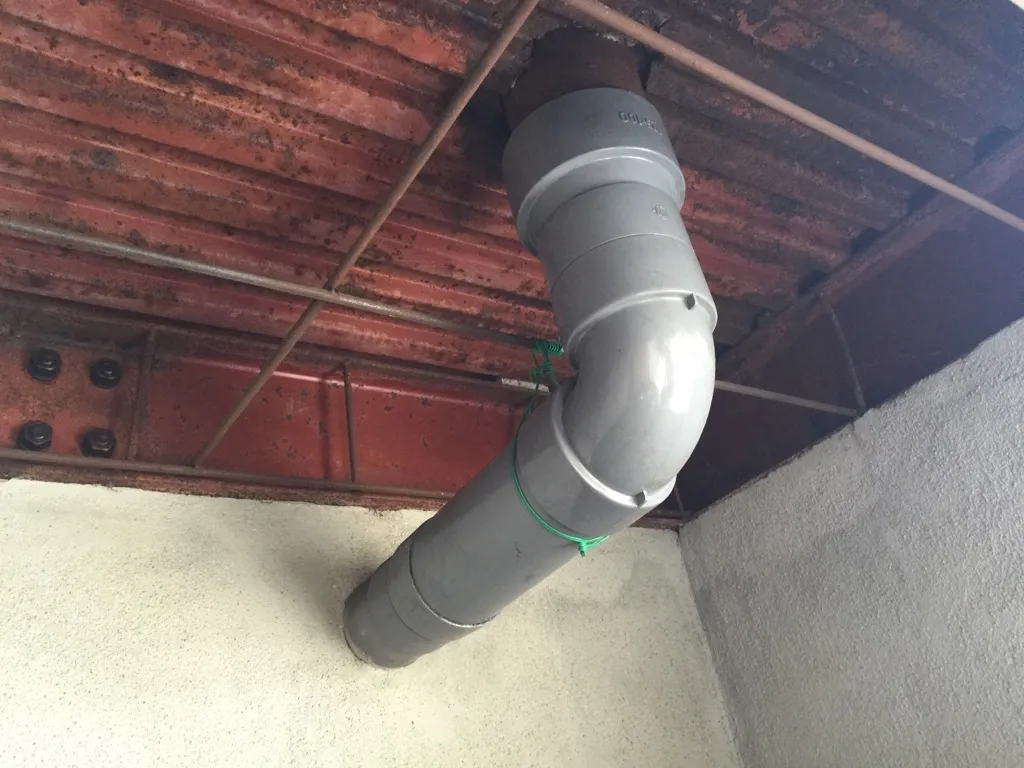N様邸　排水管取替　雨樋交換　雨漏れ　芦屋