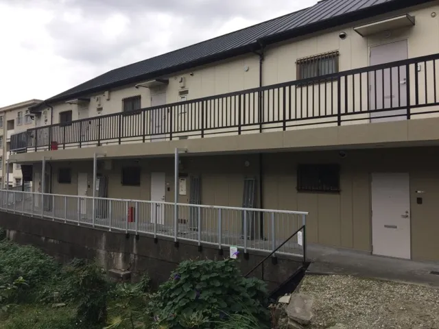 ハイツ　アパート　外壁塗装　屋根カバー工法　西宮
